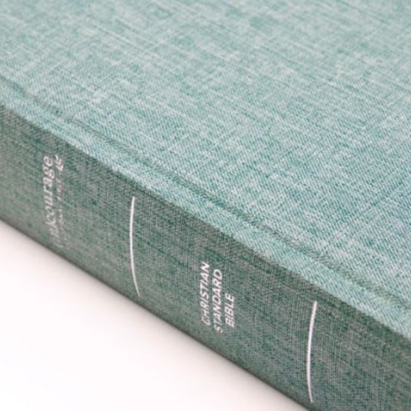 CSB (in)courage Devotional Bible, Green Cloth - Picture 3 of 7